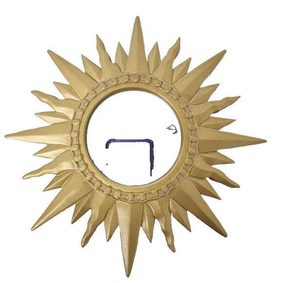 Vintage Wall Decor Vintage Sun Shaped Wall Hanging Accent Mirror